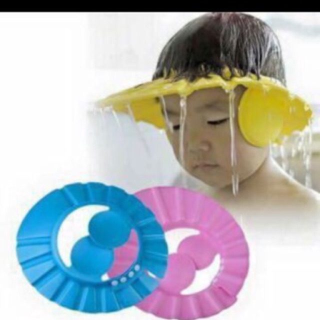 Mũ nón đội đầu gội đầu cho bé combo 20c