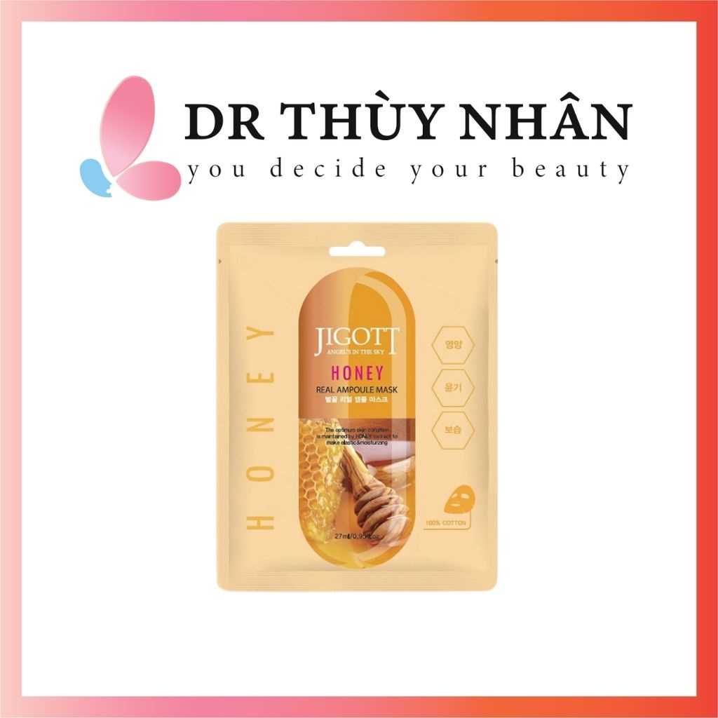 Mặt nạ dưỡng da Jigott Real Ampoule Mask 27ml