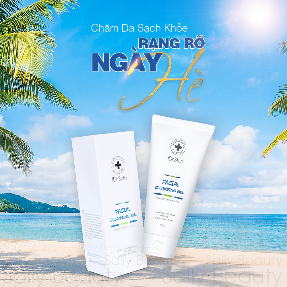 Sữa rửa mặt lên men IDr Skin Facial Cleansing Gel 120g dùng được cho da nhạy cảm