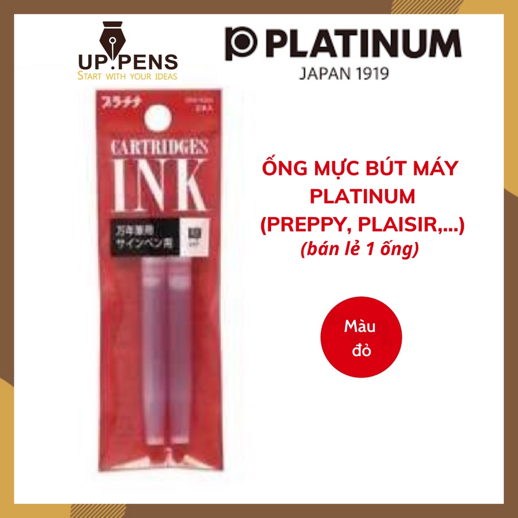 Ống mực bút máy Platinum Preppy -Bán lẻ 01 Ống