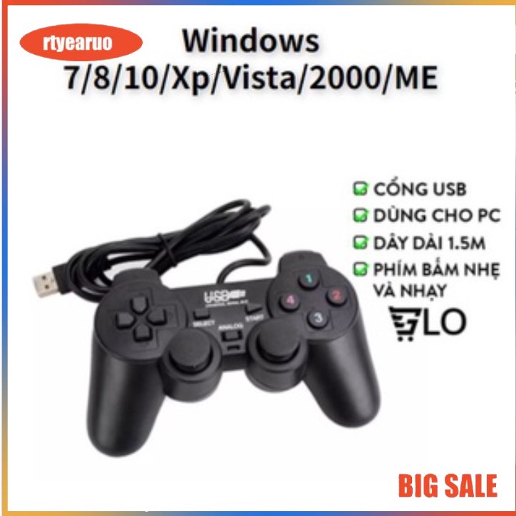 💥Tay cầm chơi game💥 fifa online 4 Microsoft Xbox 360 Full Box Có Rung, Tay Cầm fo4 có dây PC, Laptop full skill all Game Tay cầm chơi game USB 2.0 chuyên dụng cho máy tính để bàn