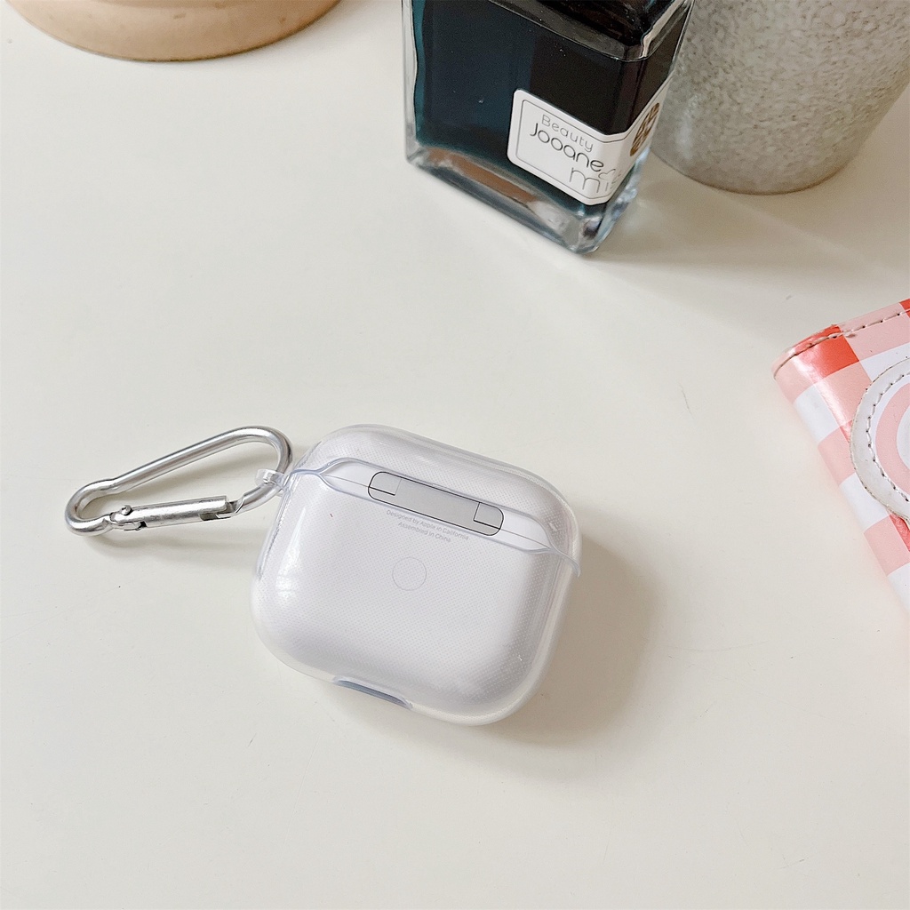 Ốp bảo vệ tai nghe bluetooth không dây TPU trong suốt hình mặt cười đầy màu sắc thích hợp cho Airpods 1 2 3 Pro