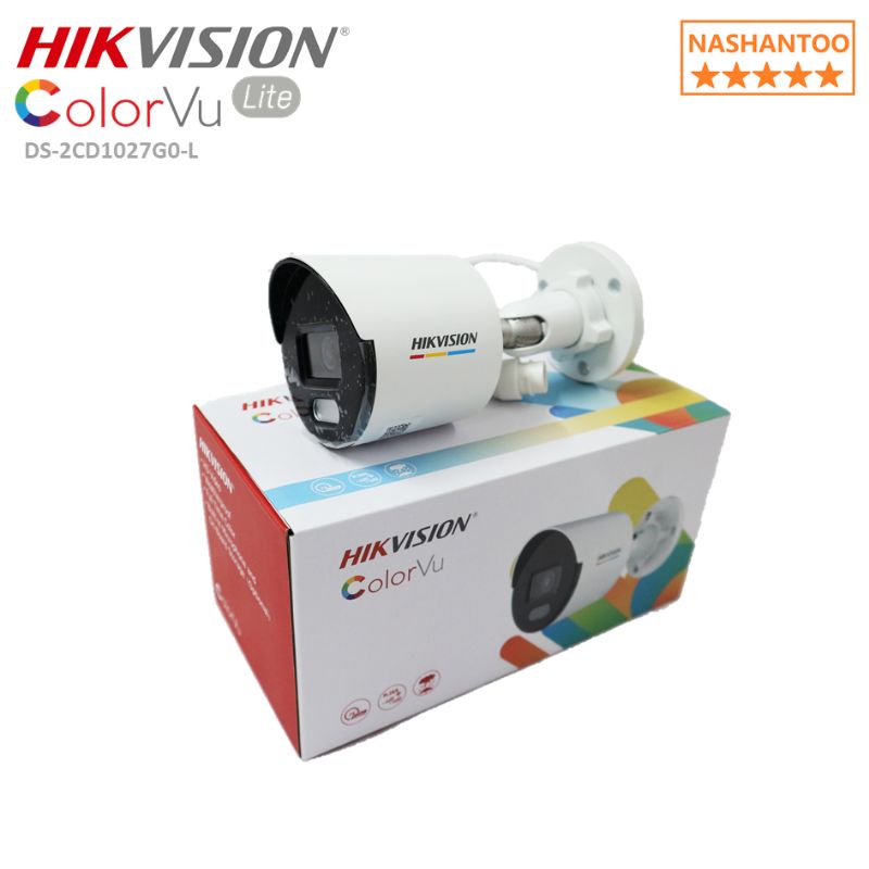 Camera IP COLORVU Lite 2.0 Megapixel HIKVISION DS-2CD1027G0-L có màu ban đêm -Cam kết hàng chính hãng