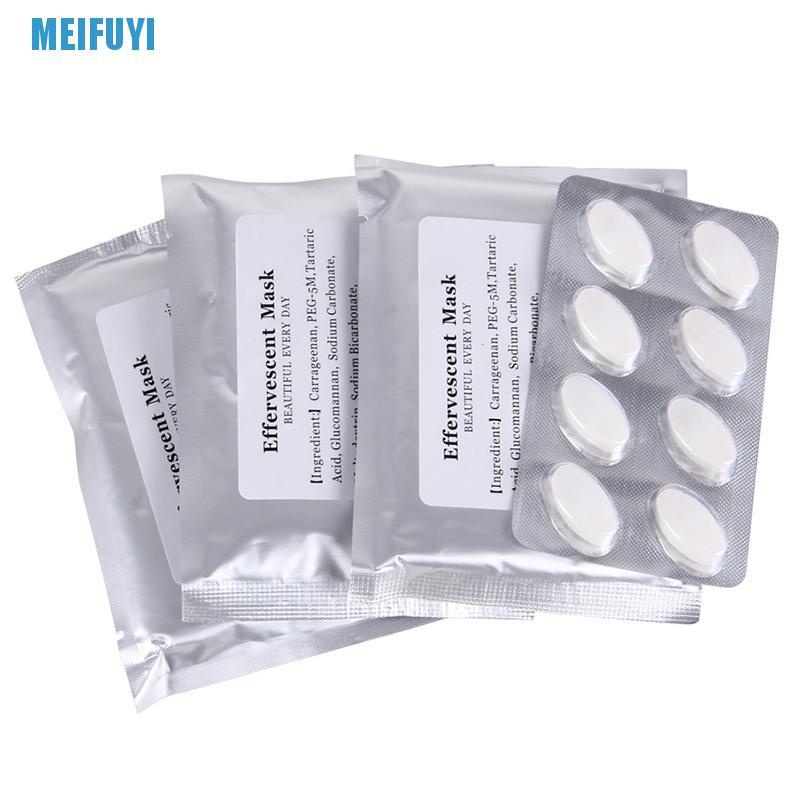Mặt nạ collagen dạng viên nén tiện lợi chiết xuất từ trái cây rau củ tự làm thủ công