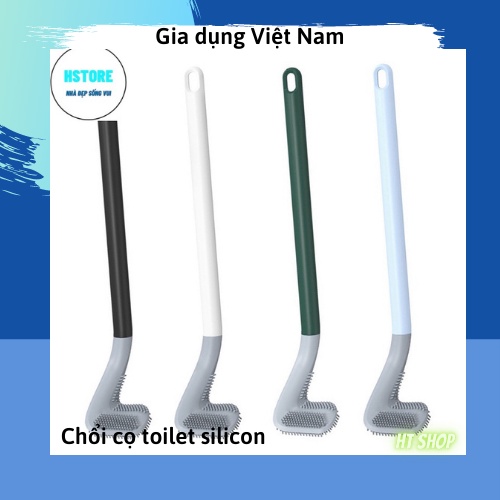 Chổi cọ toilet silicon ,chổi chà rửa nhà vệ sinh bồn cầu treo tường mẫu mới nhất 2021