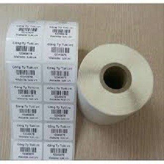 Giấy In Mã Vạch 2 Tem  - Decal Nhiệt 2 Tem 35x22 mm - 72x22 mm