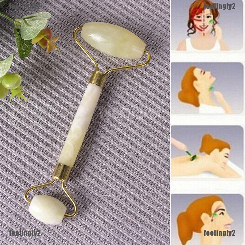 Dụng Cụ Mát Xa Mặt 2 Đầu Bằng Đá Cẩm Thạch