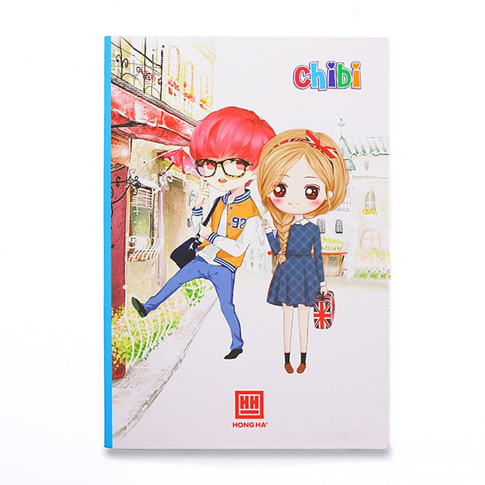 Vở 4 ly ngang Hồng Hà 200 trang South Star Chibi 0746 dành cho học sinh miền Trung - Nam
