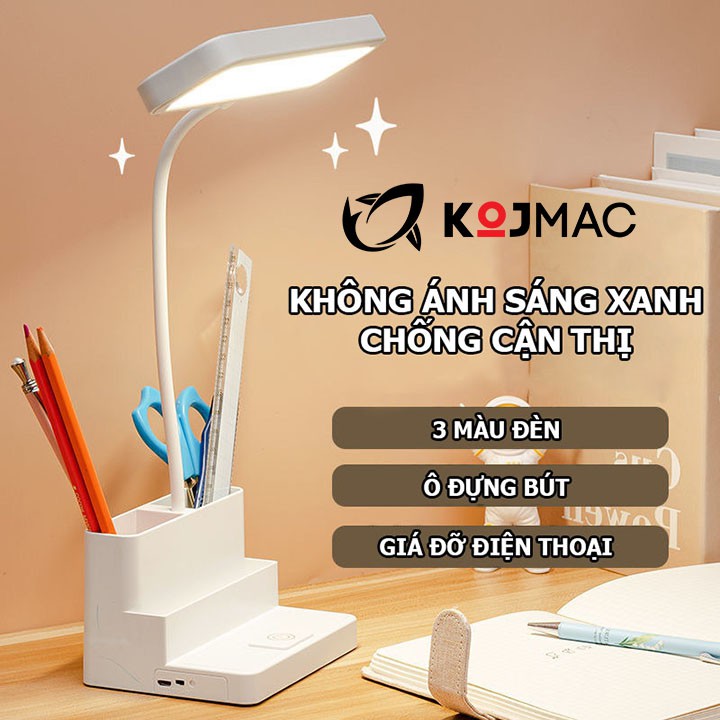 Đèn bàn đọc sách 3 chế độ LED chạm cảm ứng tiện lợi
