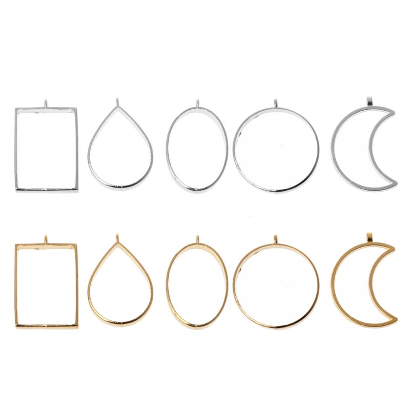 10 cái khung trống làm mặt dây trang sức