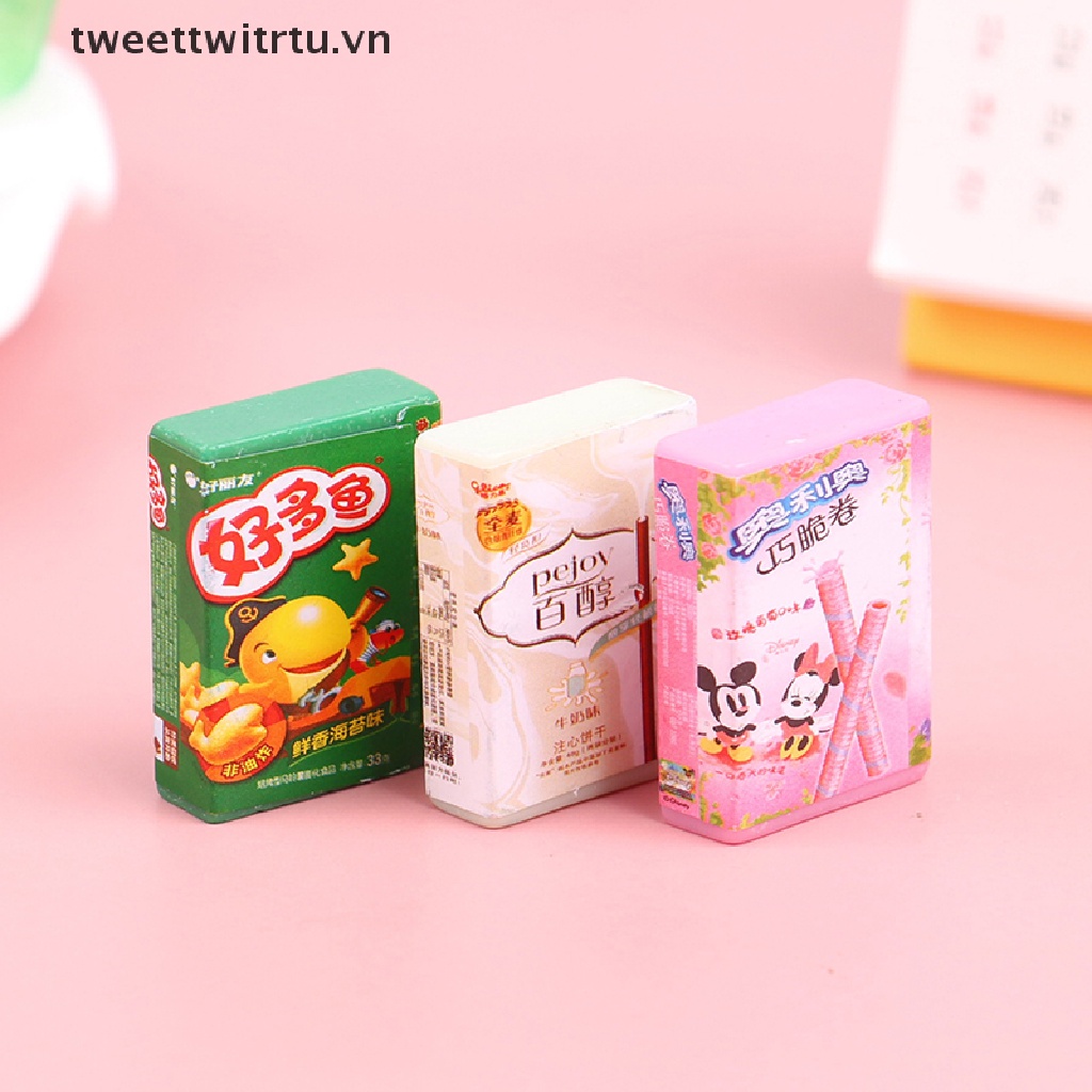 Set 5 Khay Đựng Bánh Quy / Thức Ăn Mini Cho Nhà Búp Bê