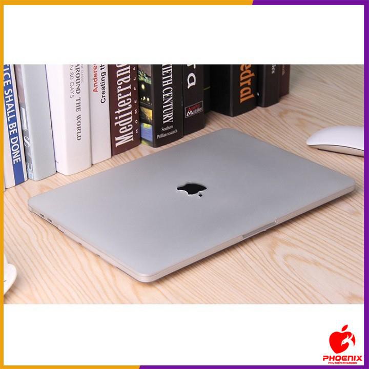 Case Macbook Air 13" ( 2018-2021)  A1932 , A2179 , A2337  trắng trong 2 màu (Tặng kèm Nút chống bụi + bộ chống gãy sạc)