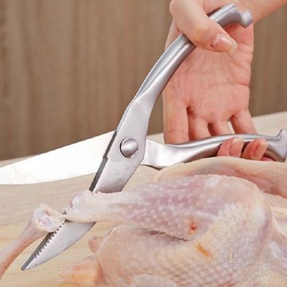 Kéo cắt thịt gà inox đa năng hàng chuẩn loại1..kéo cắt inox