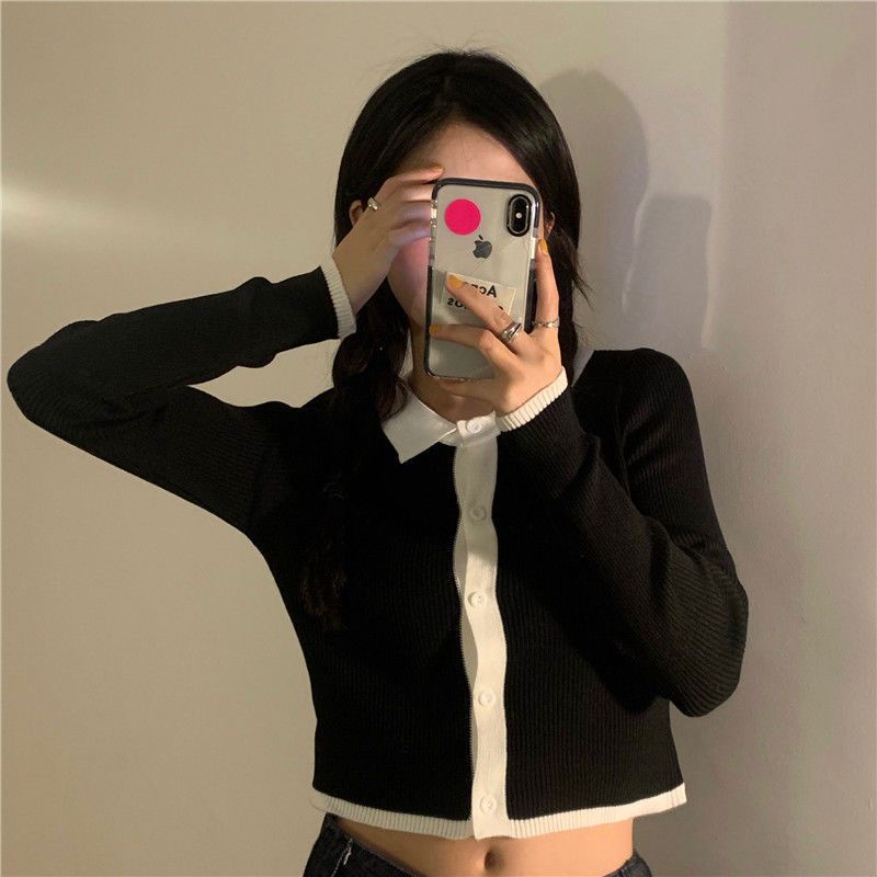 Áo Thun Len Tay Dài Thắt Nơ Cute Dễ Thương