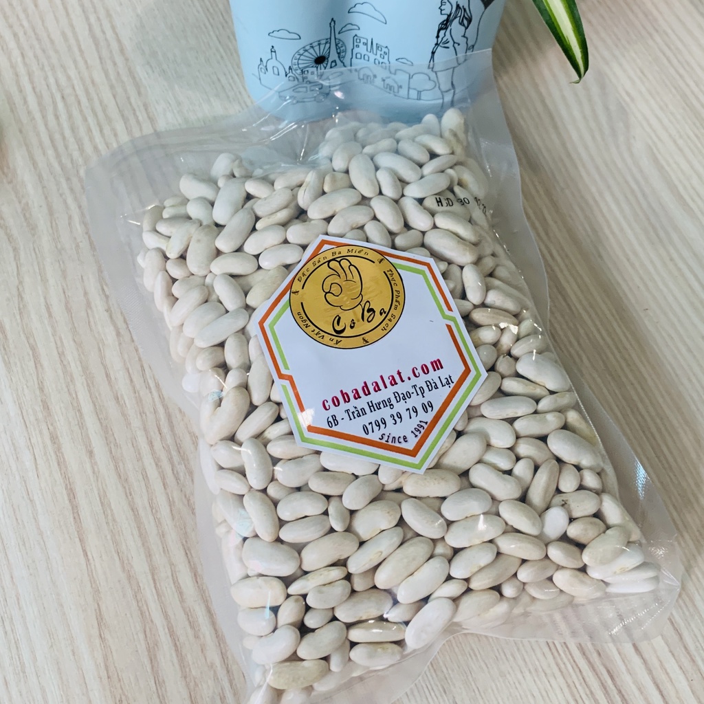 ĐẬU TRẮNG ORGANIC ĐÀ LẠT 1 KÝ ( HẠT TO) - Cobadalat