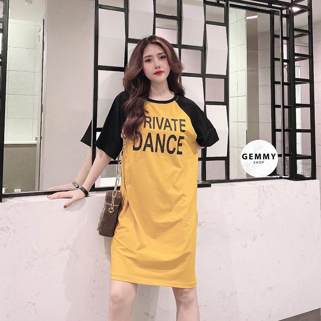 [Mã FAMAYWA2 giảm 10K đơn 50K] Váy xuông dài, Đầm suông chữ a chất cotton Gemmy House in chữ Dace | BigBuy360 - bigbuy360.vn