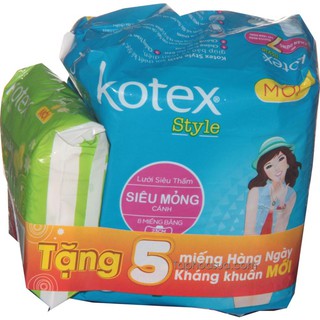 Kotex khô thoáng siêu mỏng không cánh