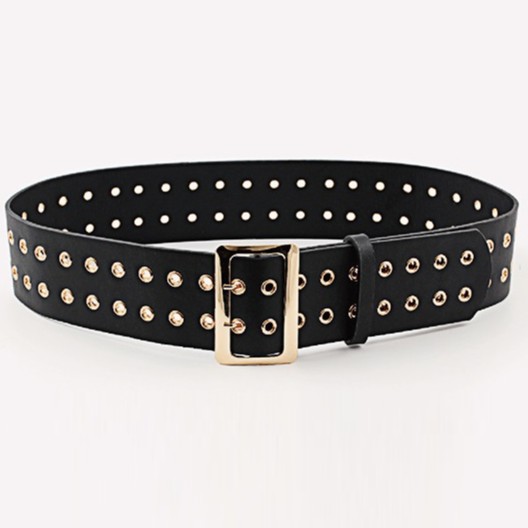 Đai váy bản to nhiều lỗ Bản 6.3cm