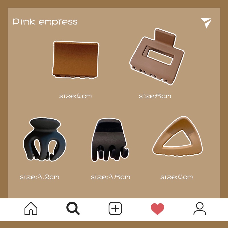 Kẹp Tóc Thiết Kế Nhỏ Nhắn Xinh Xắn Thời Trang Theo Phong Cách Hàn Quốc Cho Nữ