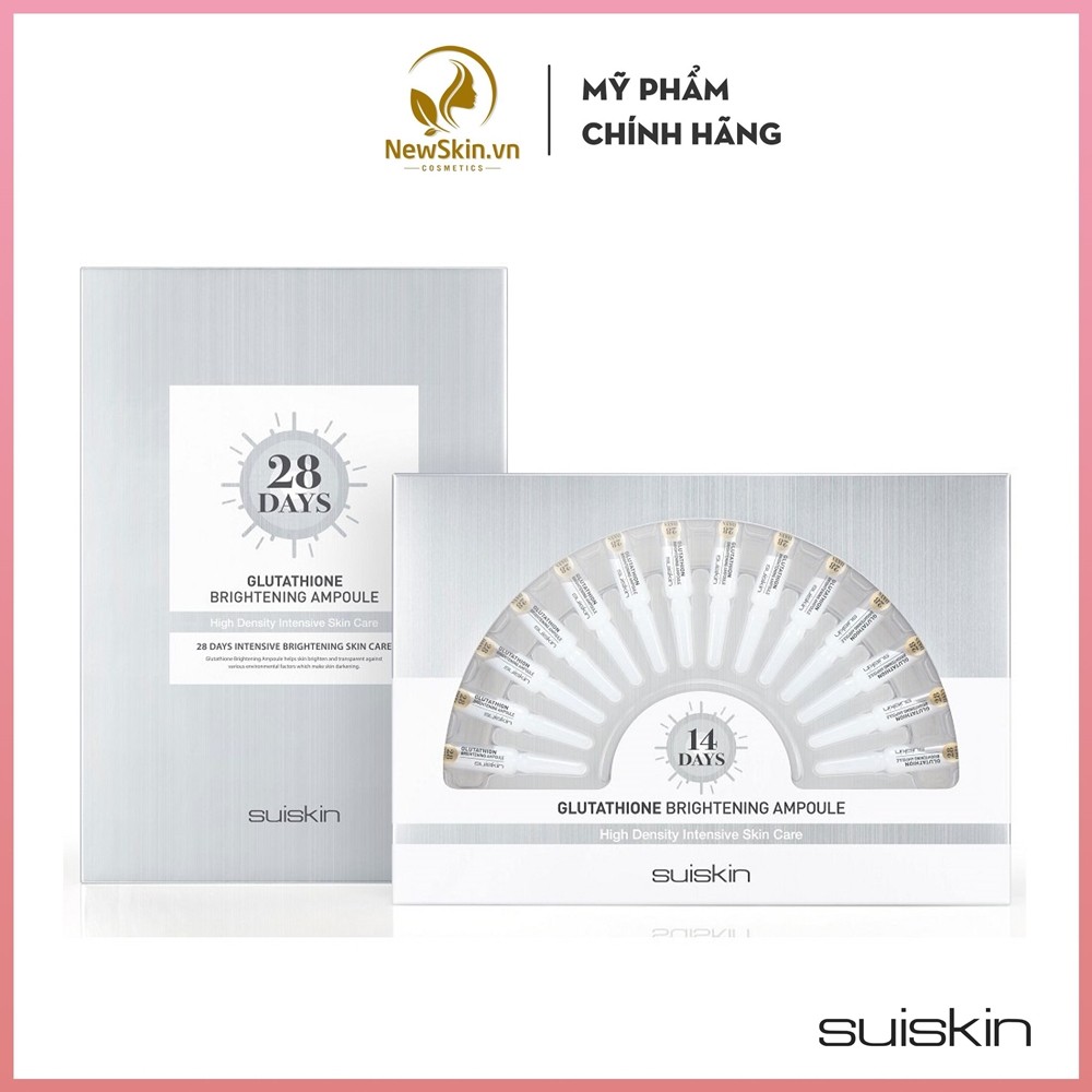 Tinh Chất Dưỡng Trắng Da Sau 28 Ngày Suiskin Glutathione Brightening Ampoule