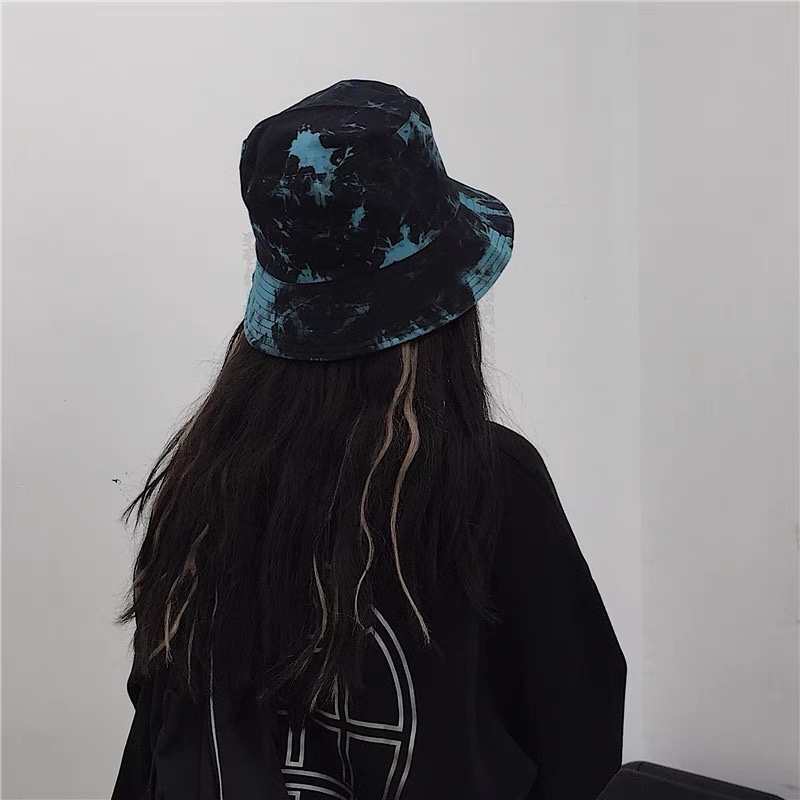 Mũ tai bèo MG STUDIO nhuộm màu loang hai màu thời trang