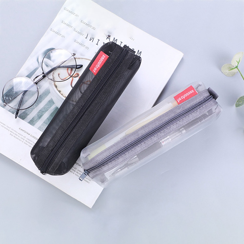 Túi Lưới Đựng Bút Trong Suốt Đơn Giản