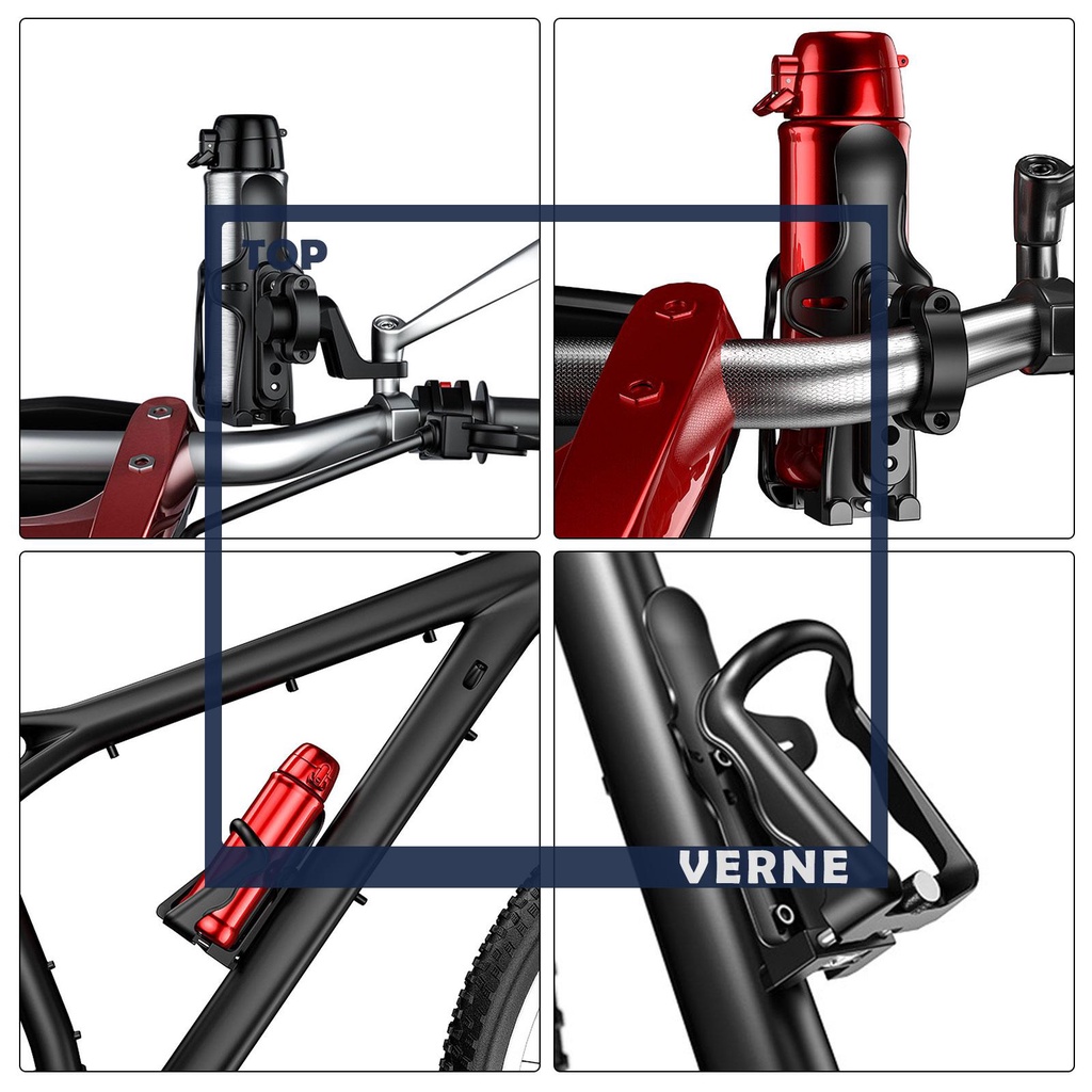 Giá Đỡ Bình Nước Trọng Lượng Nhẹ Tiện Dụng Cho Xe Đạp/ Xe Máy