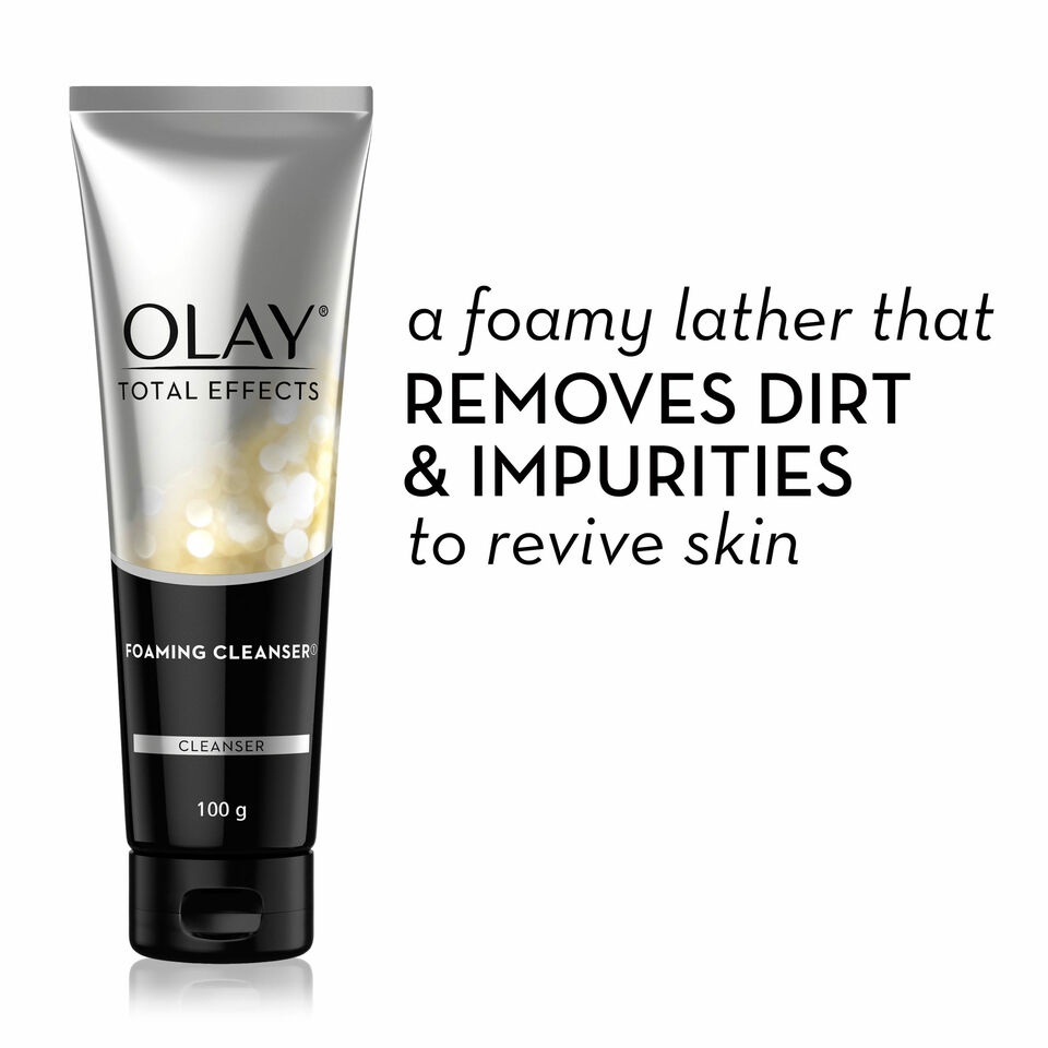 Sữa Rửa Mặt Olay Tạo Bọt Hỗ Trợ Cải Thiện Lão Hoá Da 100g Total Effects 7 In 1 Foaming Cleanser