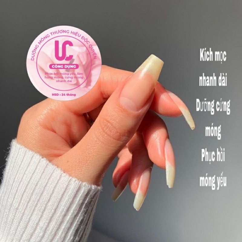 Dưỡng cứng móng Colagen kích mọc nhanh dài phục hồi móng yếu