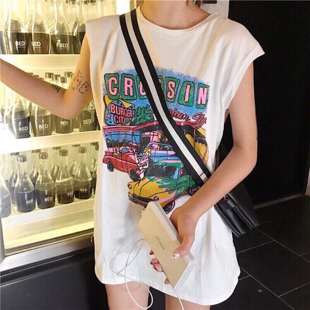 Áo tanktop ô tô CRUSIN