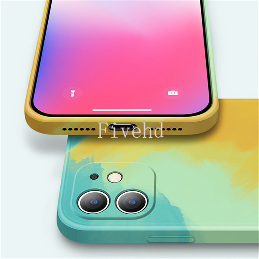 Ốp điện thoại họa tiết màu nước thời trang cho Samsung A11 M11 A10 M10 J7 J6 J4 J2 Prime A7 2018 A750 A10S
