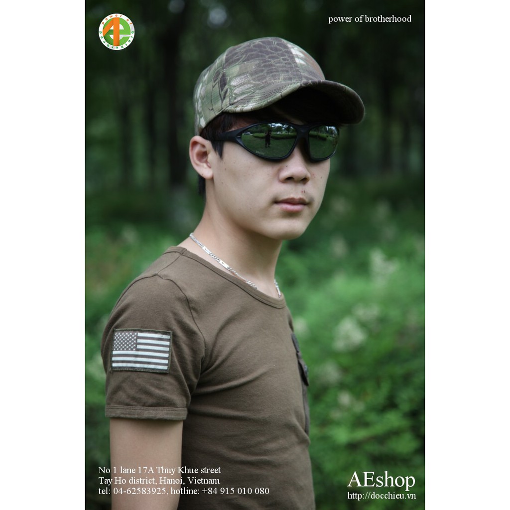 Mũ lưỡi trai rằn ri rắn đuôi chuông