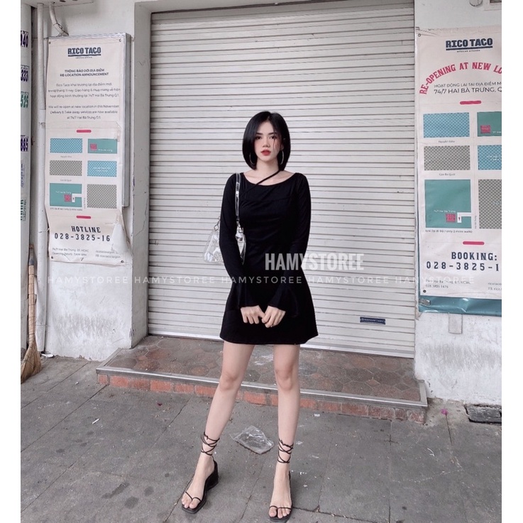 LINEY DRESS - ĐẦM CUT OUT LƯNG