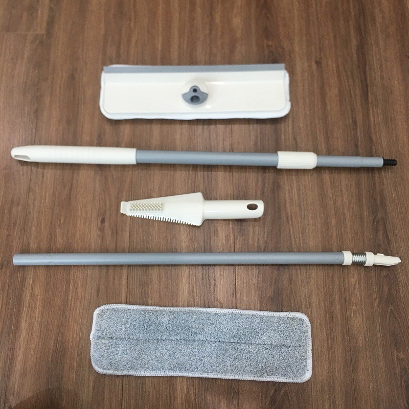 Cây lau kính kèm thanh cọ kính và giặt vải cán dài từ 75cm đến 120cm tiện ích TD2015-A3