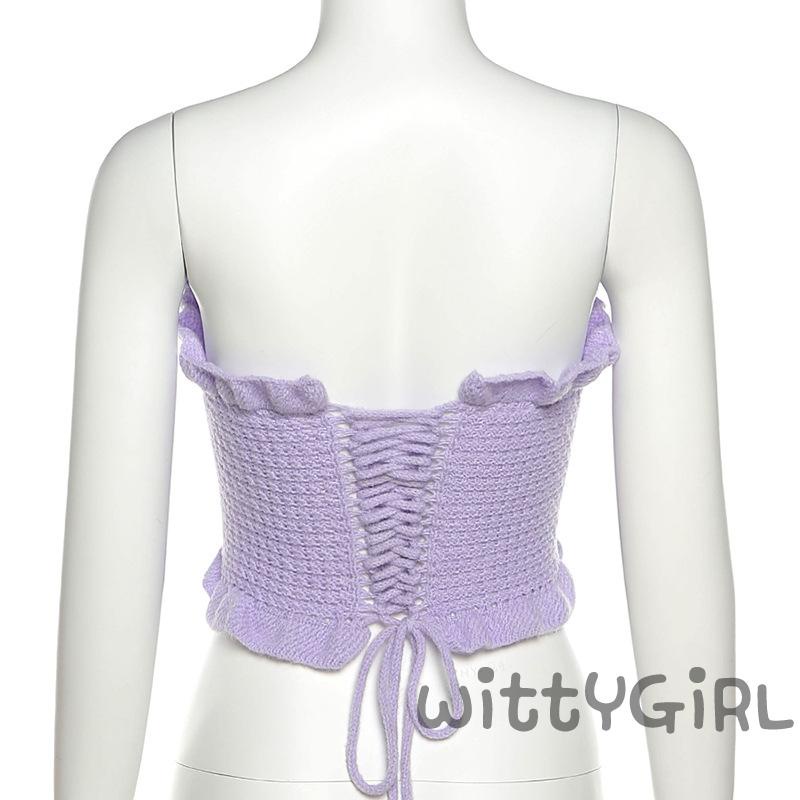 Áo ống màu sắc thời trang mùa hè cho nữ