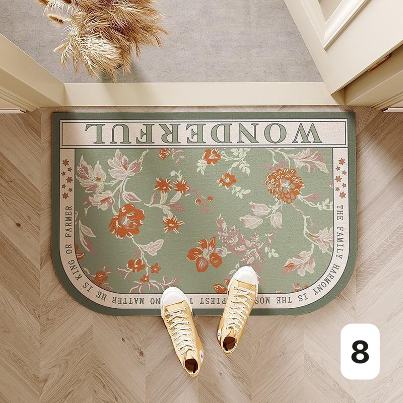 Thảm Lau Chân Silicon Siêu Thấm Hút, Khô Chân Nhanh, Chống Trơn Trượt Cho Phòng Tắm Nhà Bếp - KiMi Decor