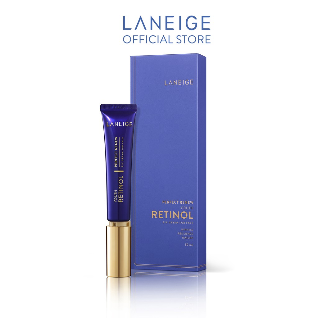 Kem ngăn ngừa lão hóa chứa Retinol cho da mắt và da mặt Perfect Renew Retinol Laneige Eye Cream 30ml