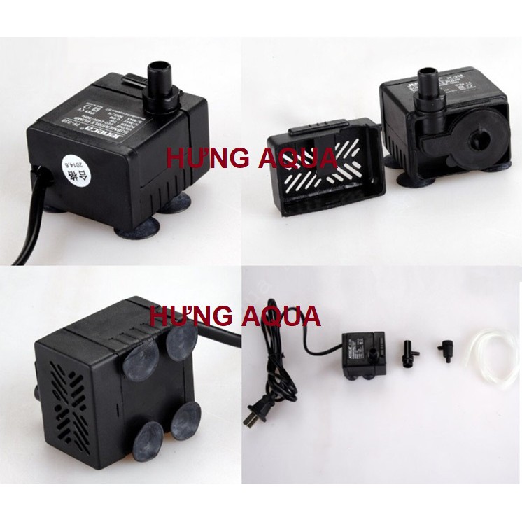 Bơm chìm mini - máy bơm nước hồ thủy sinh, bể cá mini, hòn non bộ, tiểu cảnh Jeneca PF-628 7W tiết kiệm điện