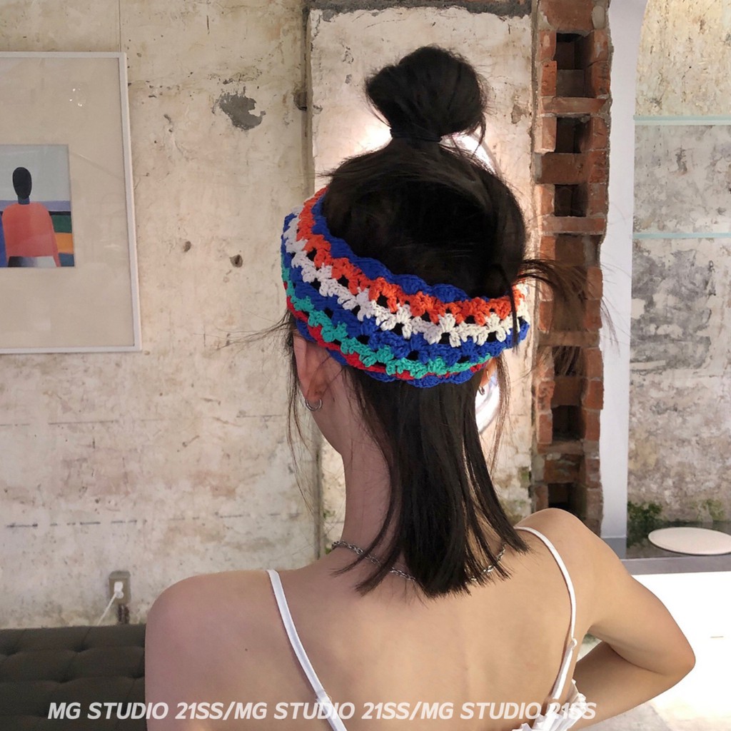 Băng Đô MG STUDIO Thiết Kế Đan Tay Phong Cách Vintage