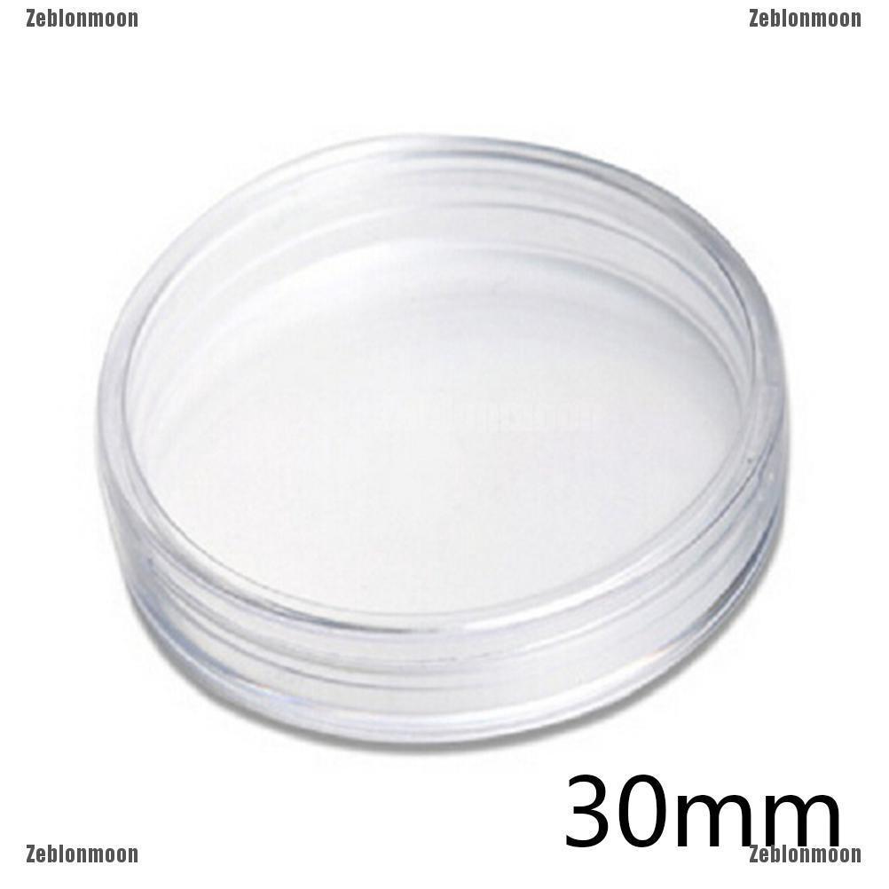 Bộ 10 Nắp Nhựa Tròn Trong Suốt Cỡ Lớn Tiện Dụng