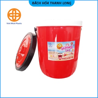 Thùng đá giữ nhiệt tròn nhựa Việt Nhật-Thùng đựng đá 5L,10L,15L giữ nhiệt lâu 3915 [Gì Cũng Rẻ]