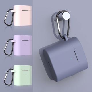 Vỏ bọc hộp sạc tai nghe bluetooth Xiaomi Air 2 bằng silicon chống rơi có móc