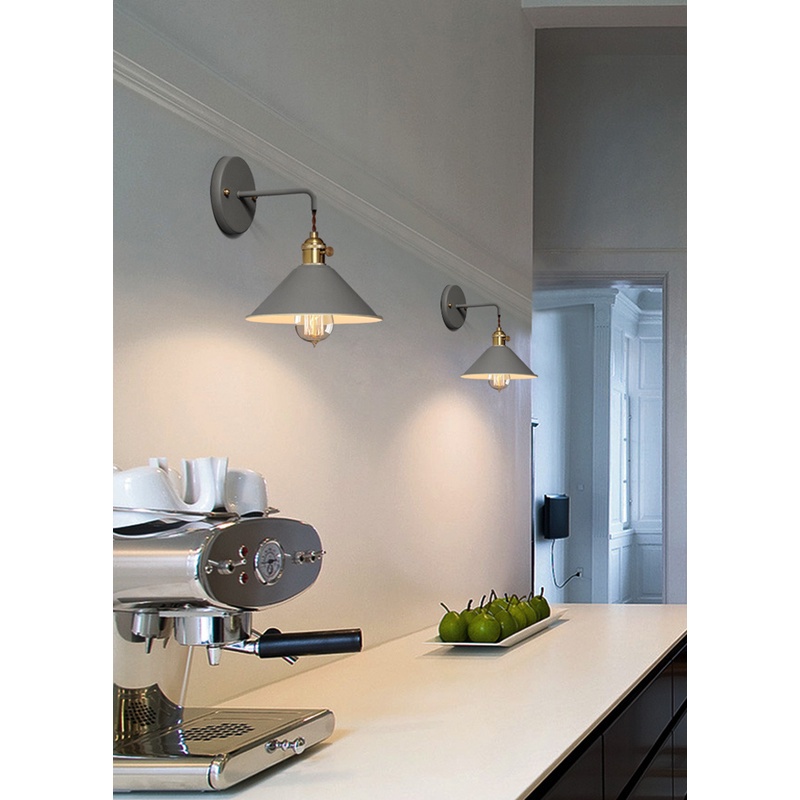 Đèn LED gắn tường hình cây dù phong cách Bắc Âu hiện đại trang trí nhà hàng / phòng ngủ độc đáo
