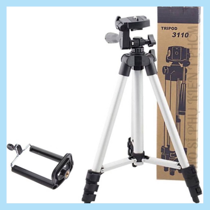 Tripod Điện Thoại | Giá Đỡ | Gậy Chụp Ảnh 3 Chân | Cây Chụp Hình Tự Sướng | Selfie Kết Hợp Remote Bluetooth TF 3110