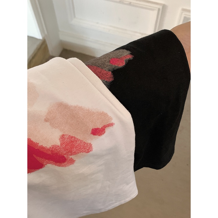 NRVP Áo Thun Nữ Tay Ngắn In Hình Phong Cách Hàn Quốc Thời Trang Mùa Hè 2022