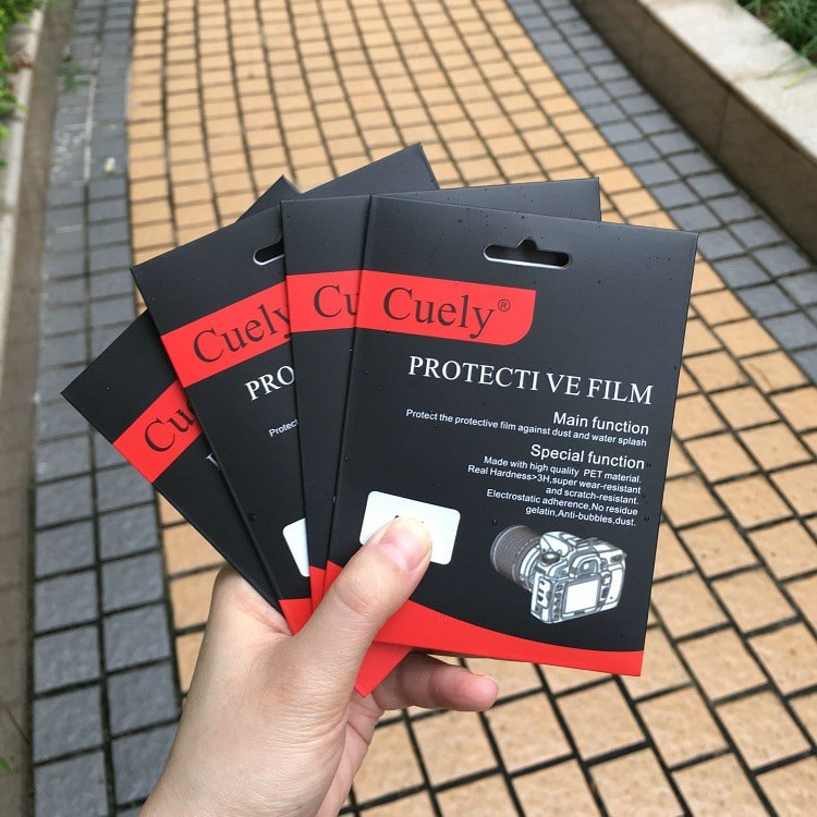 Miếng dán kính cường lực Cuely cho máy ảnh đủ loại Fujifilm - Sony - Canon EOS M - Canon EOS R/RP - Olympus
