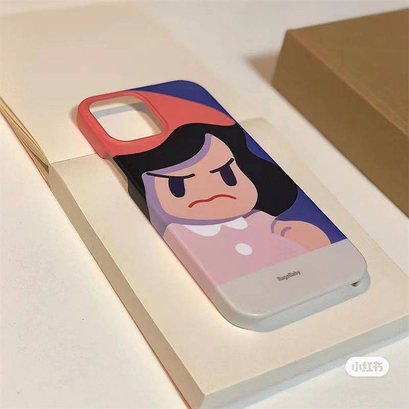 Ốp điện thoại in hình cô gái thích hợp cho iPhone 13promax Apple 11 14 12 X/xr