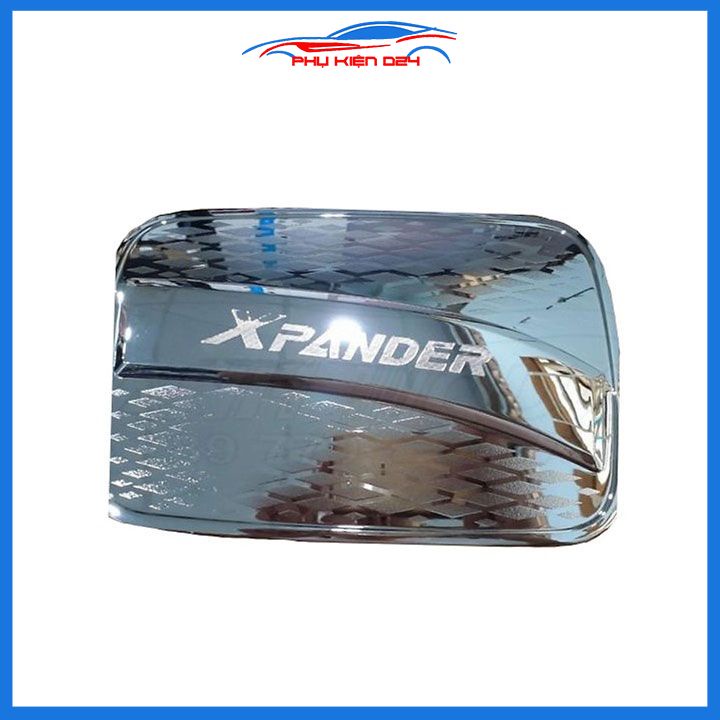 Ốp nắp bình xăng Xpander 2018-2019-2020-2021-2022-2023 mạ crom chống trầy trang trí ô tô