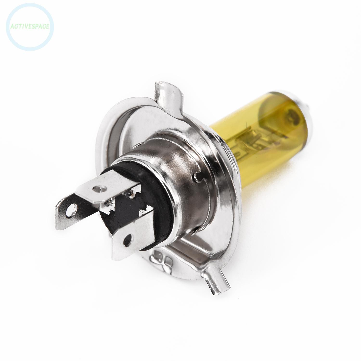 1 Bóng Đèn Pha Xenon Halogen Dc 12v 6a H4 Màu Vàng Chống Thấm Nước Cho Xe Hơi