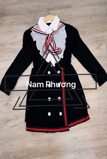 Set chân váy kèm áo tiểu thư